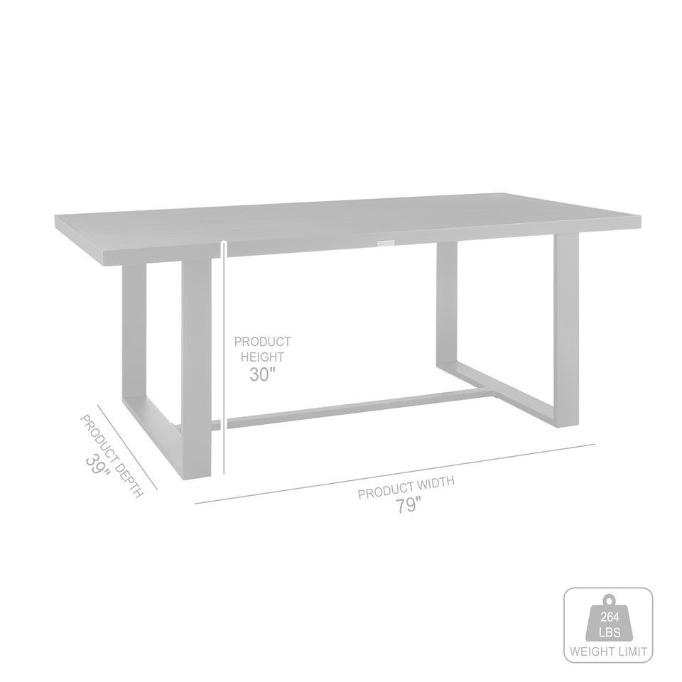 Alegria Outdoor 5-Piece Dining Table Set