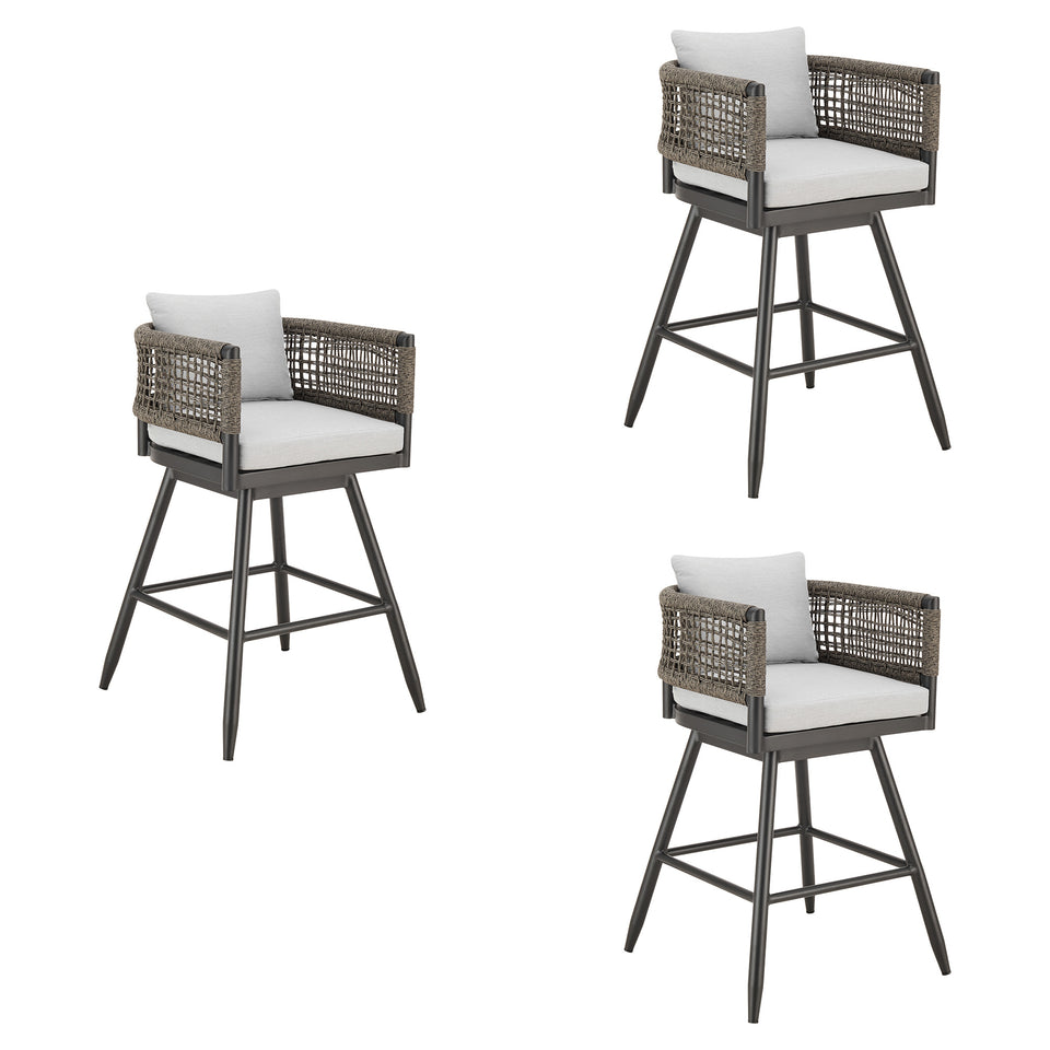 Alegria Outdoor Bar Stool - Set of 3