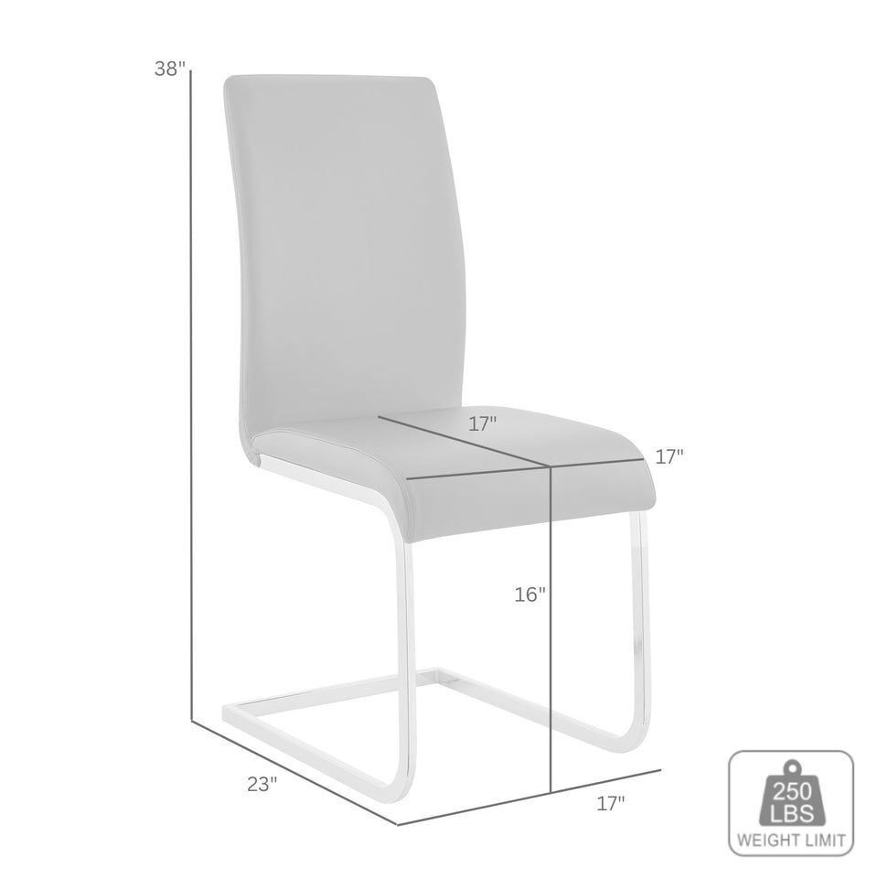 Amanda Contemporary Side Chair - Set of 2