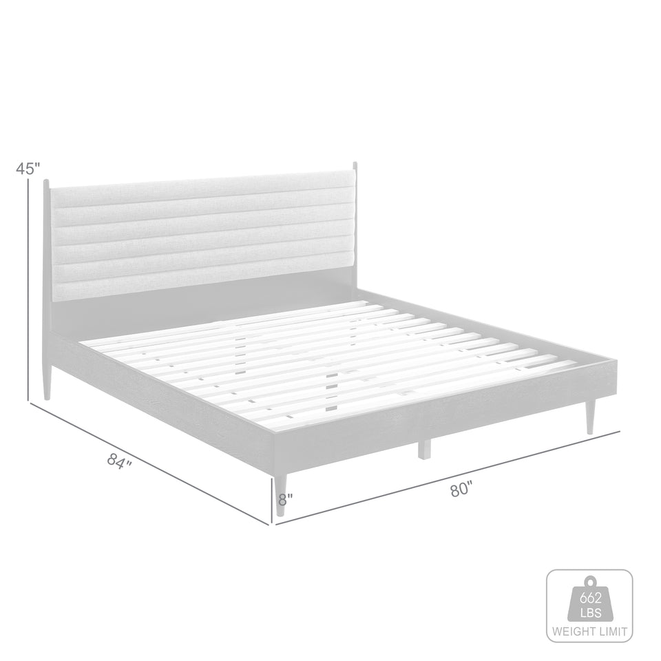 Artemio King Platform Wood Bed Frame