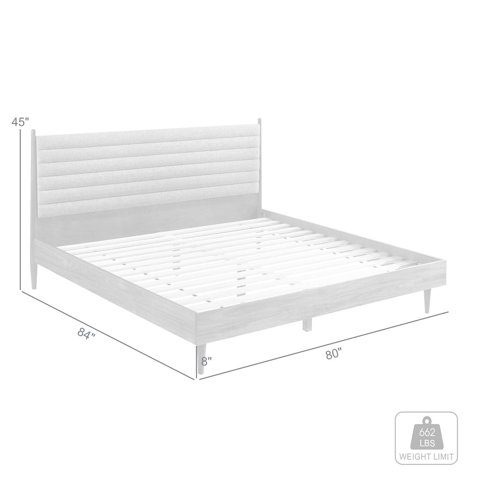 Artemio King Platform Wood Bed Frame