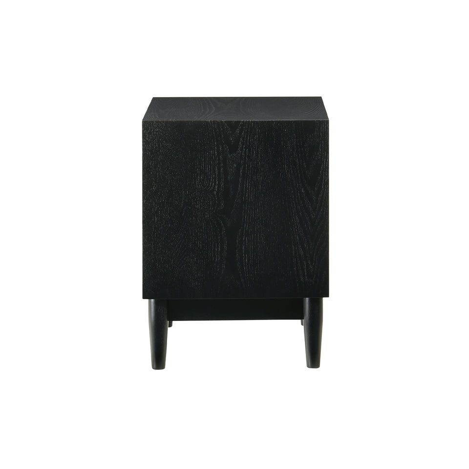 Artemio 2 Drawer Wood Nightstand with Shelf