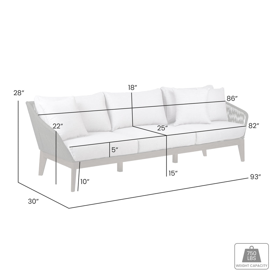 Athos 3 Seater Sofa