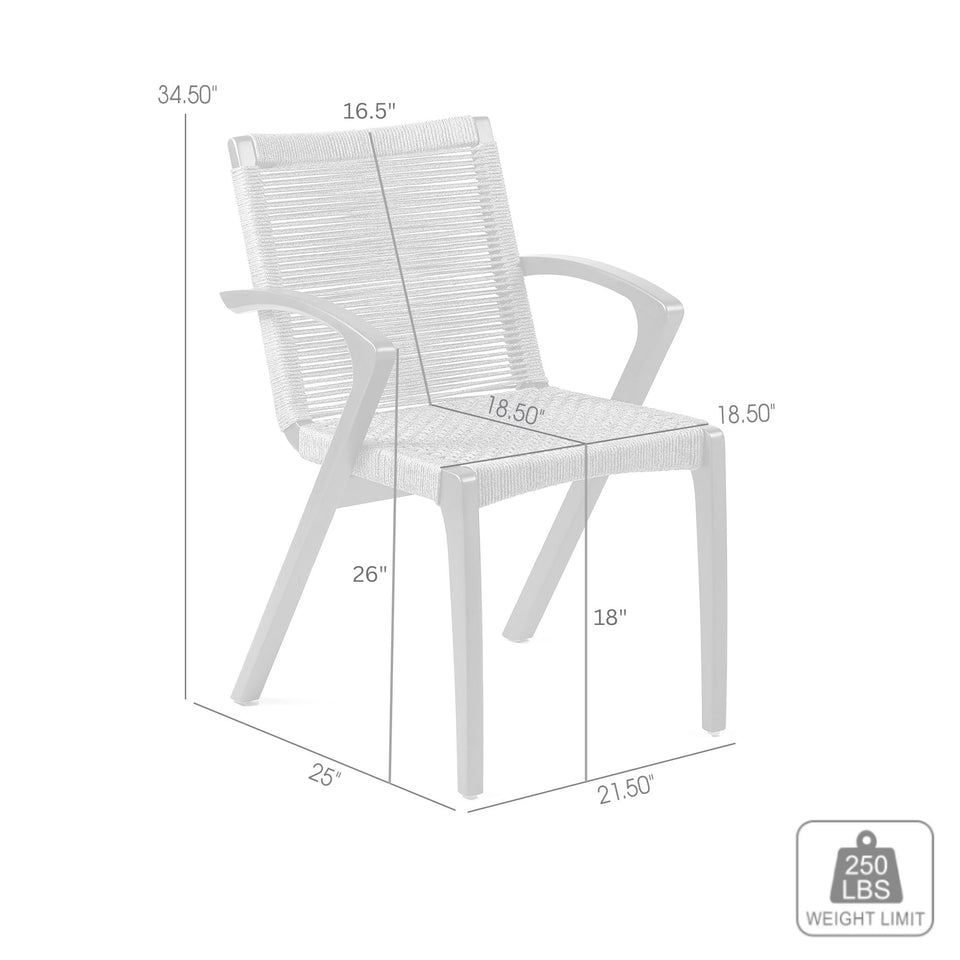 Brielle Outdoor Dining Chairs - Set of 2