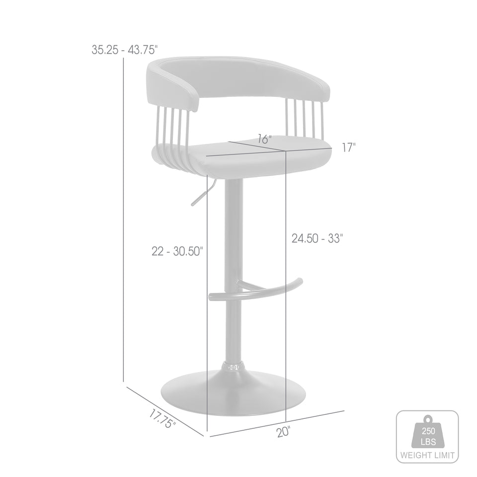 Calista Adjustable Bar Stool