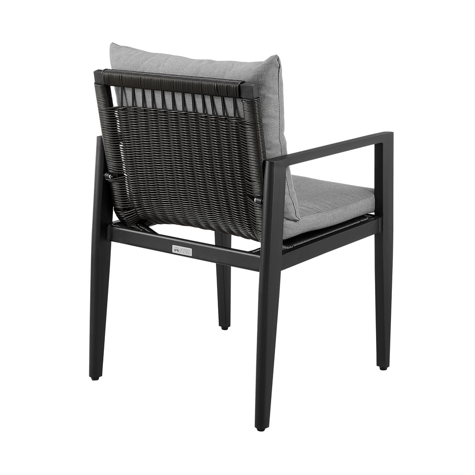 Cayman Outdoor Dining Chairs with Arms - Set of 2