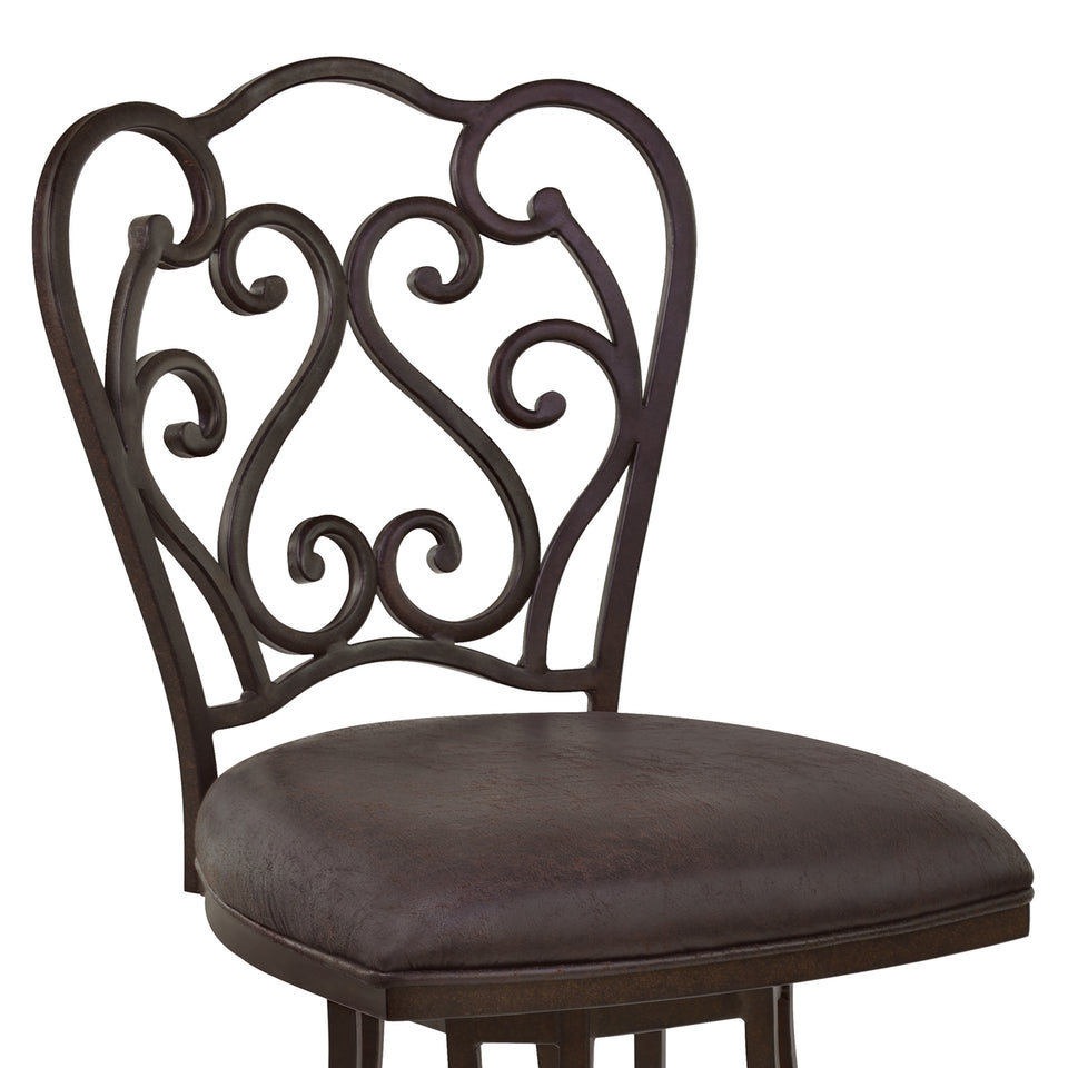Celeste Metal Swivel Barstool