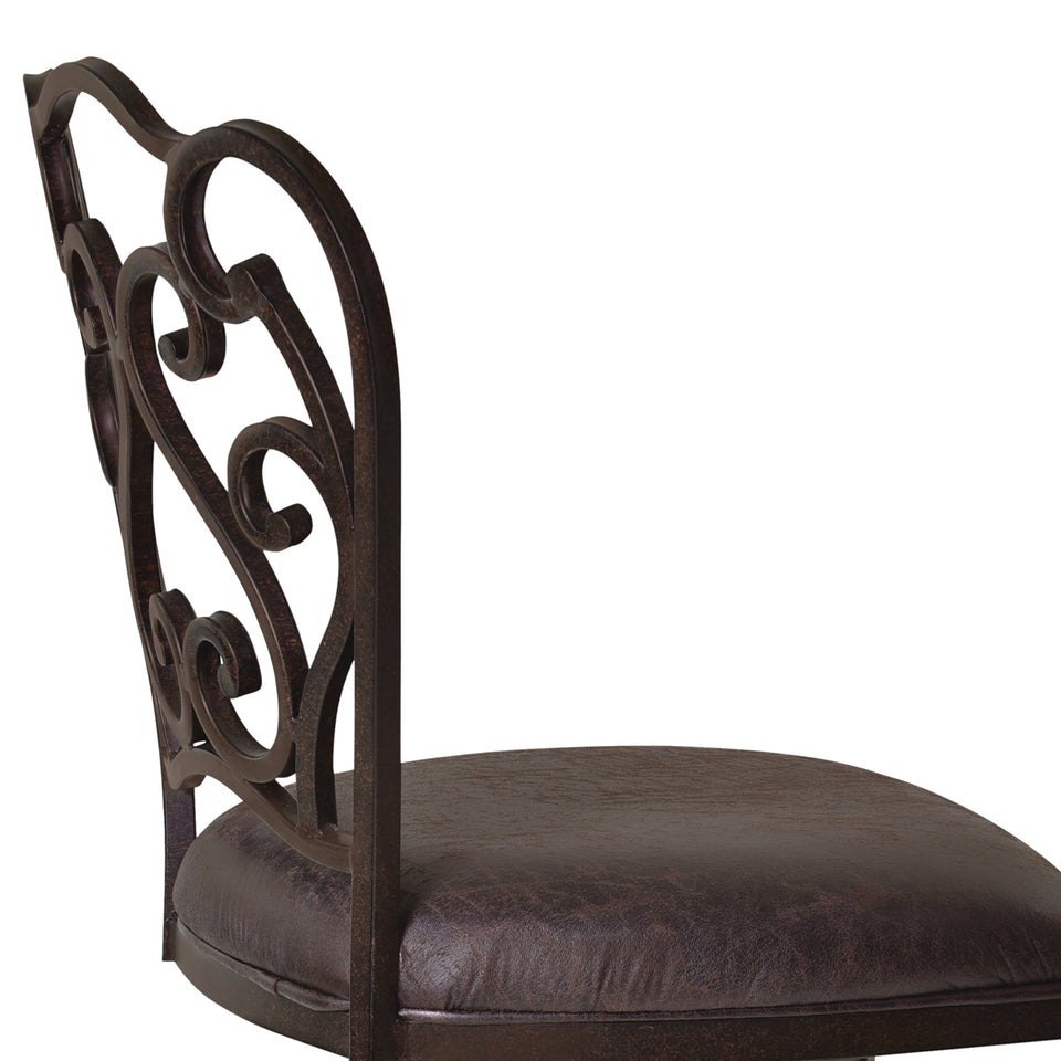 Celeste Metal Swivel Barstool