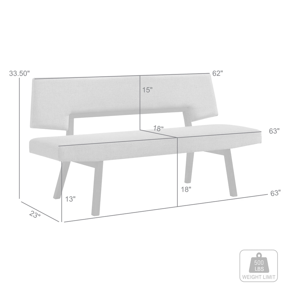 Channell Wood Dining Bench