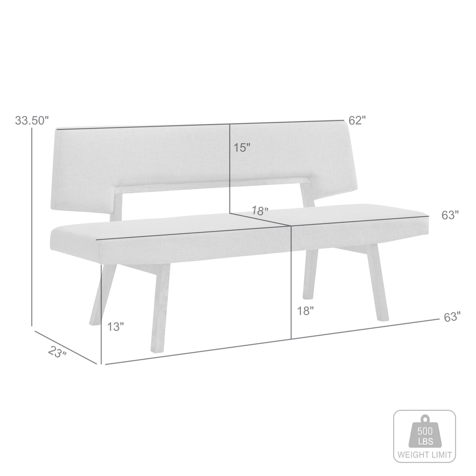 Channell Wood Dining Bench
