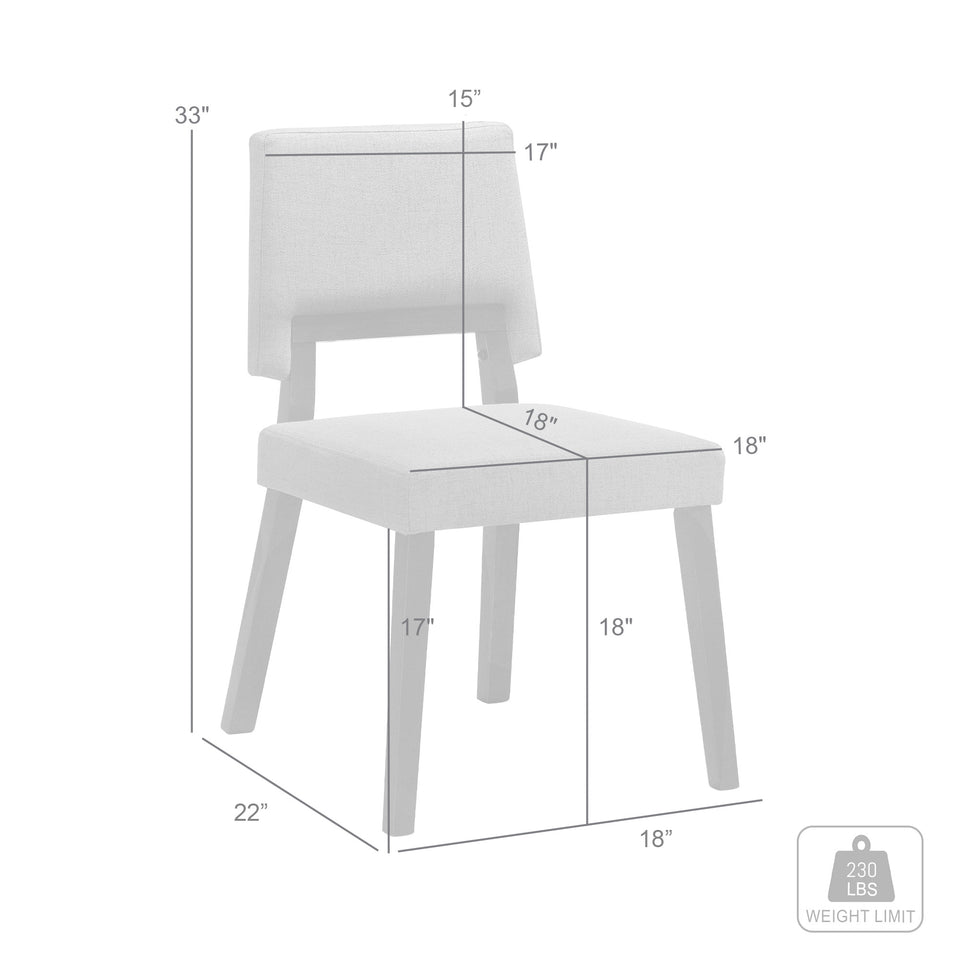 Channell Wood Dining Chair - Set of 2