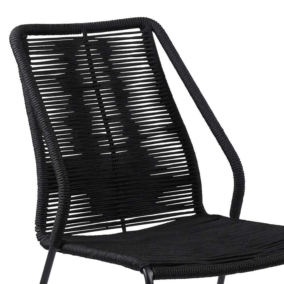 Clip Stackable Steel Dining Chair - Set of 2