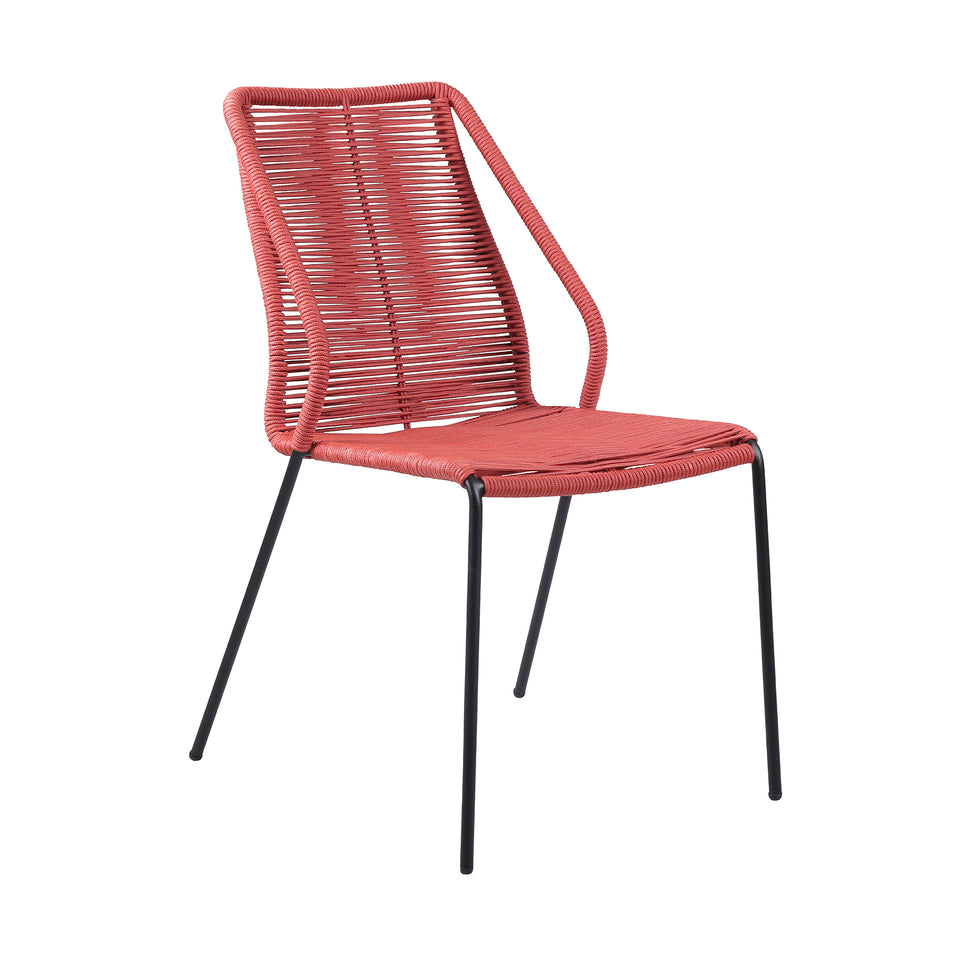 Clip Stackable Steel Dining Chair - Set of 2