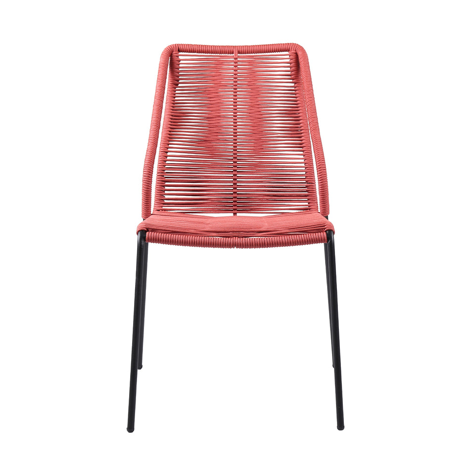 Clip Stackable Steel Dining Chair - Set of 2