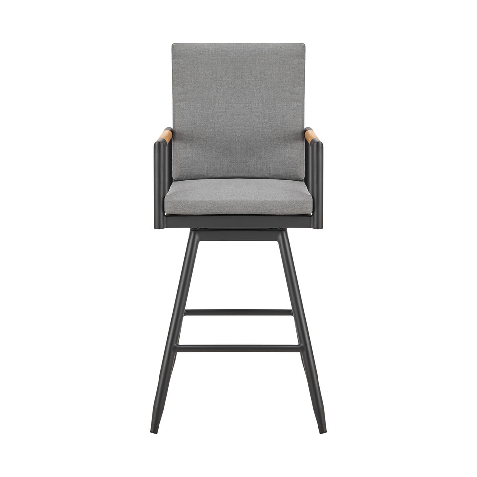 Crown Outdoor Swivel Bar Stool