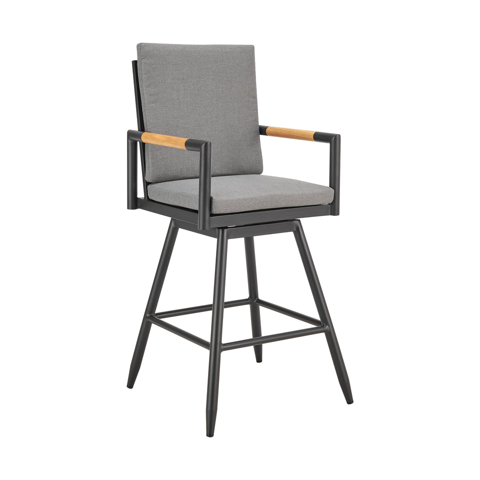 Crown Outdoor Swivel Bar Stool