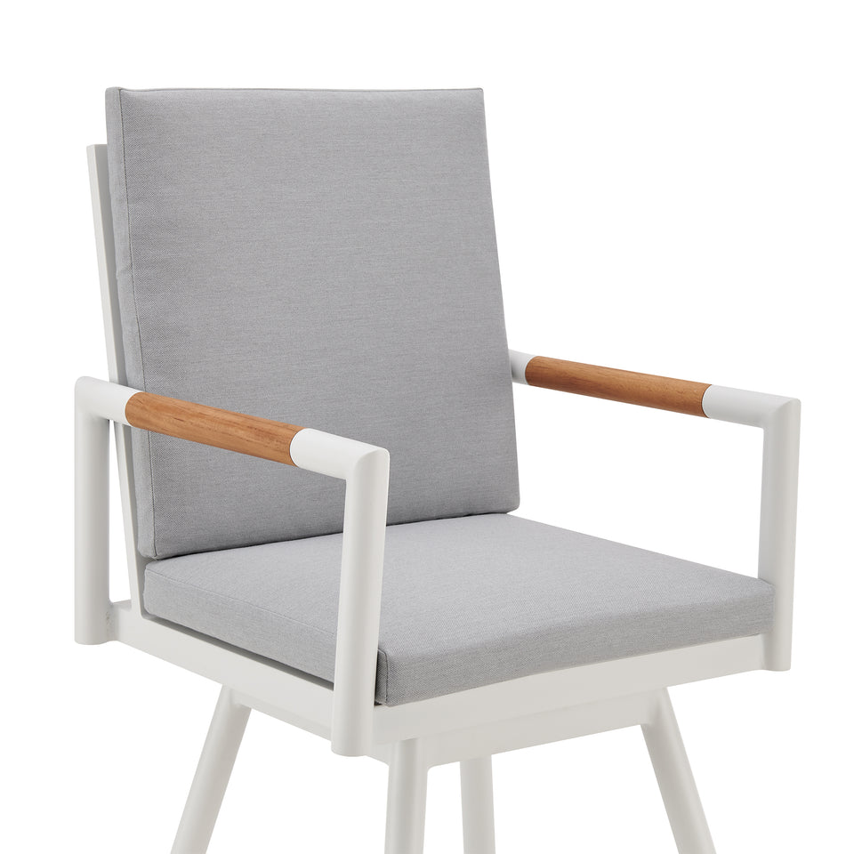 Crown Outdoor Swivel Bar Stool