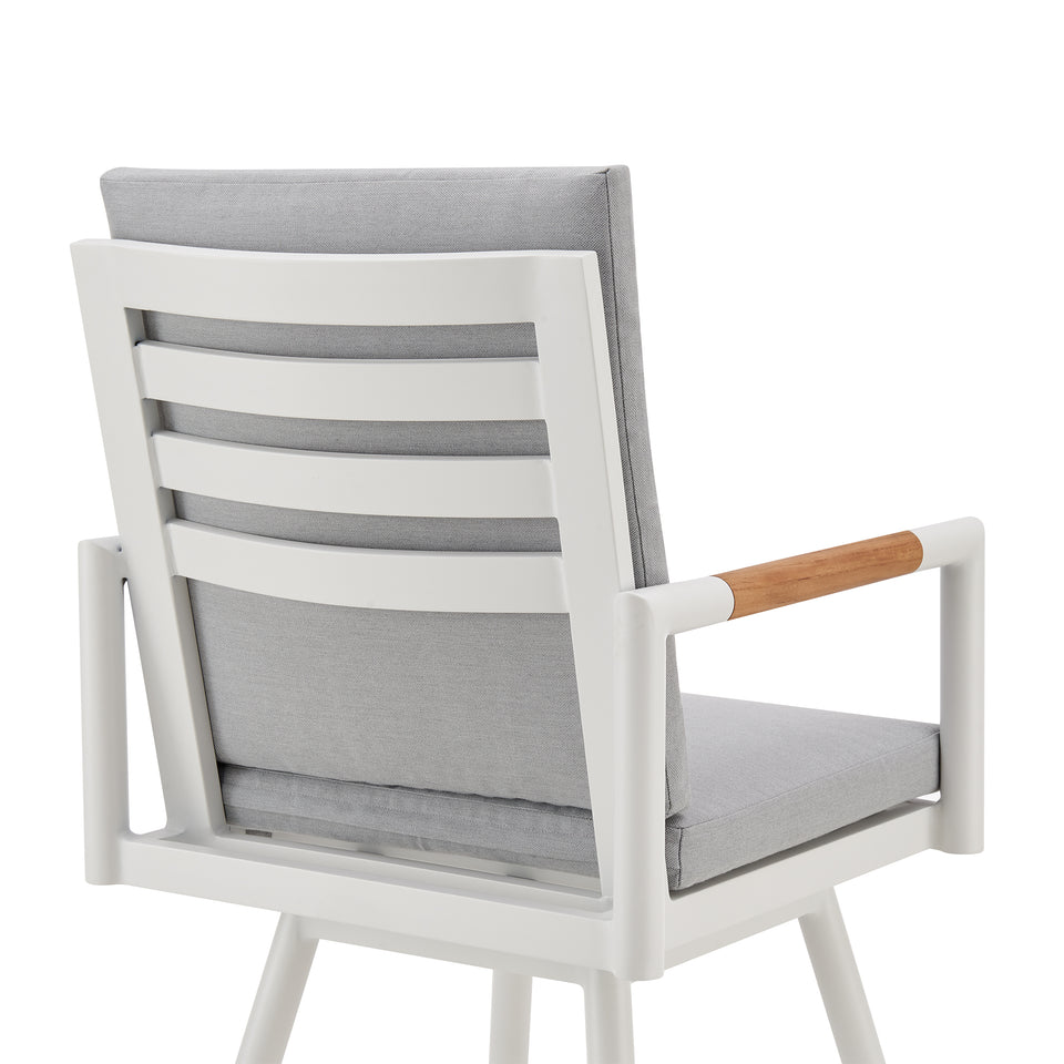 Crown Outdoor Swivel Bar Stool