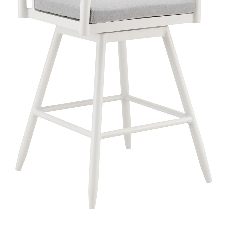 Crown Outdoor Swivel Bar Stool