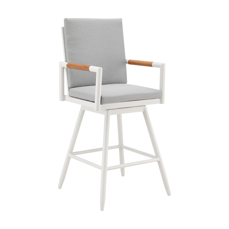 Crown Outdoor Swivel Bar Stool