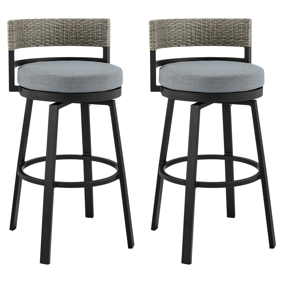 Encinitas Outdoor Swivel Bar Stool - Set of 2