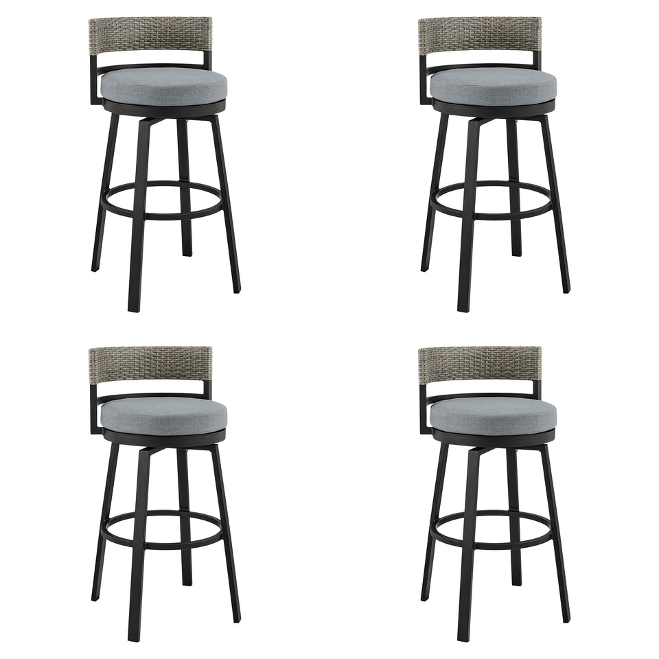Encinitas Outdoor Swivel Bar Stool - Set of 4