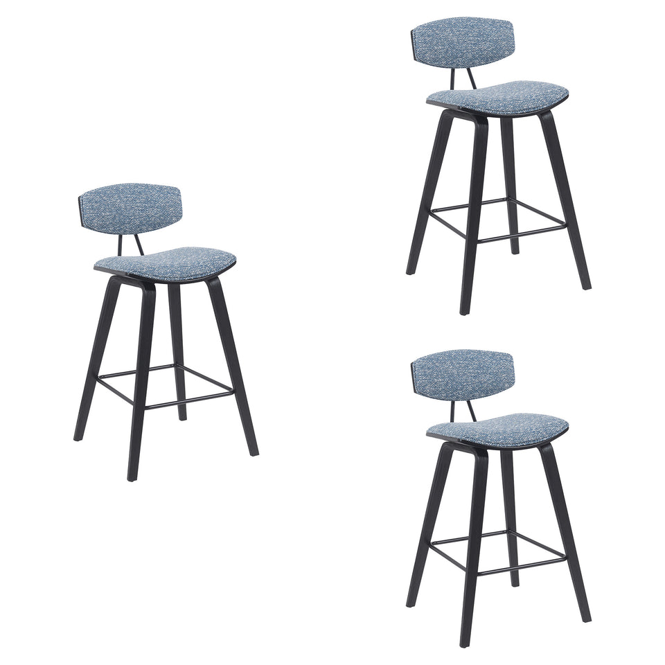 Fox Modern Bar Stool - Set of 3