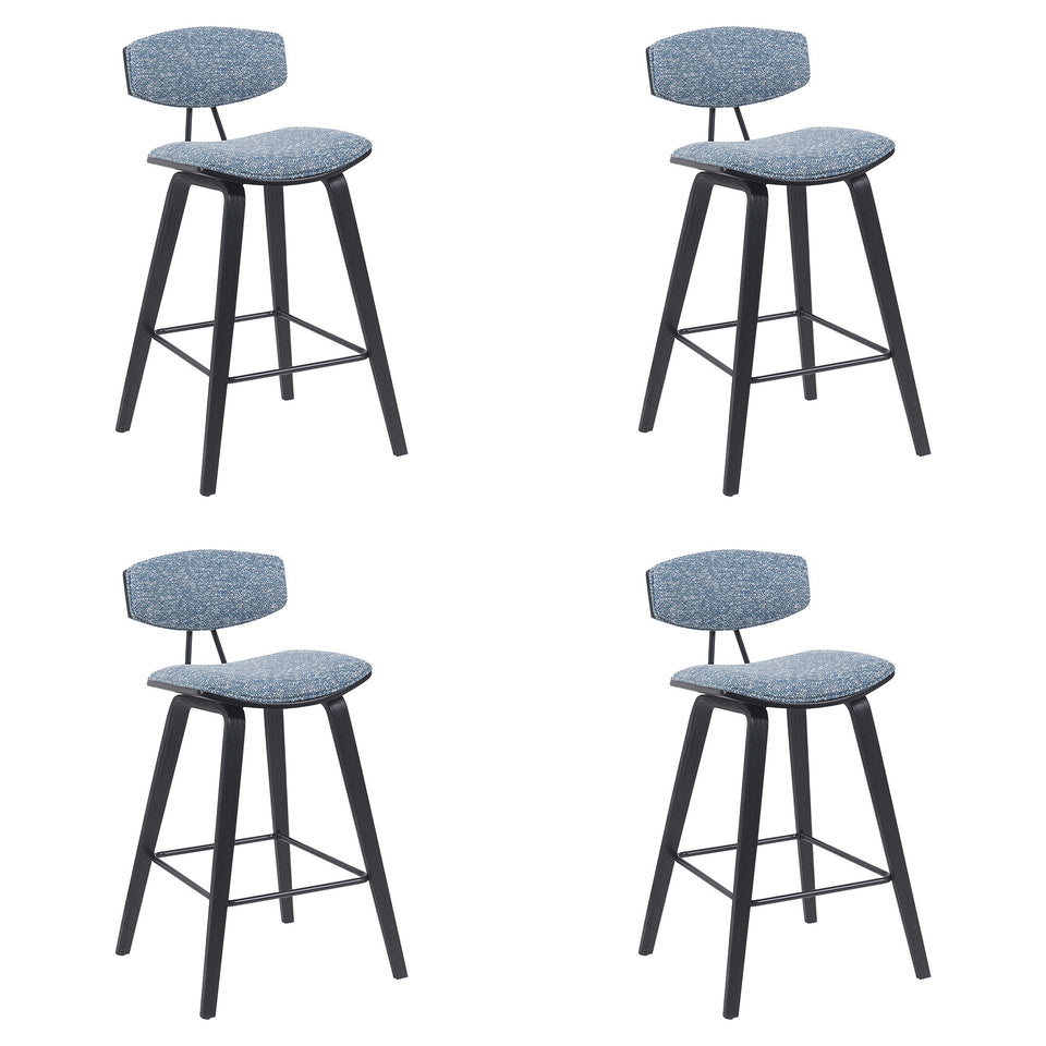 Fox Modern Bar Stool - Set of 4