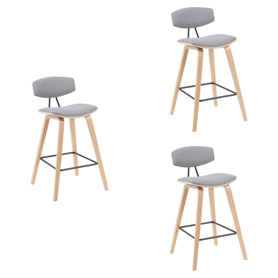 Fox Modern Bar Stool - Set of 3