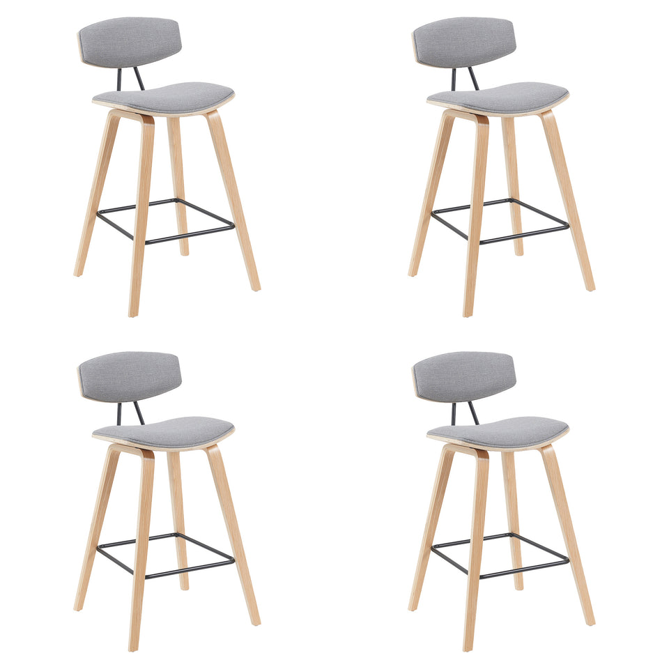 Fox Modern Bar Stool - Set of 4