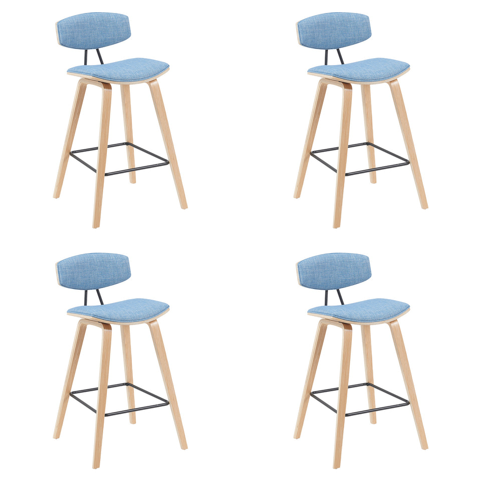 Fox Modern Bar Stool - Set of 4