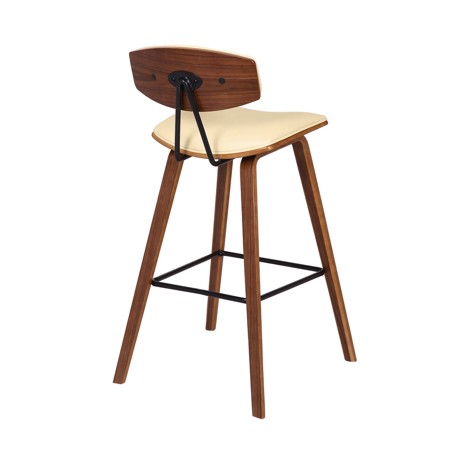 Fox Mid-Century Modern Bar Stool - Set of 3