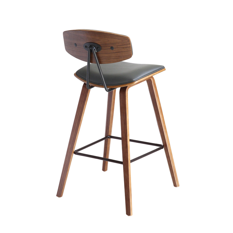 Fox Mid-Century Modern Bar Stool - Set of 4