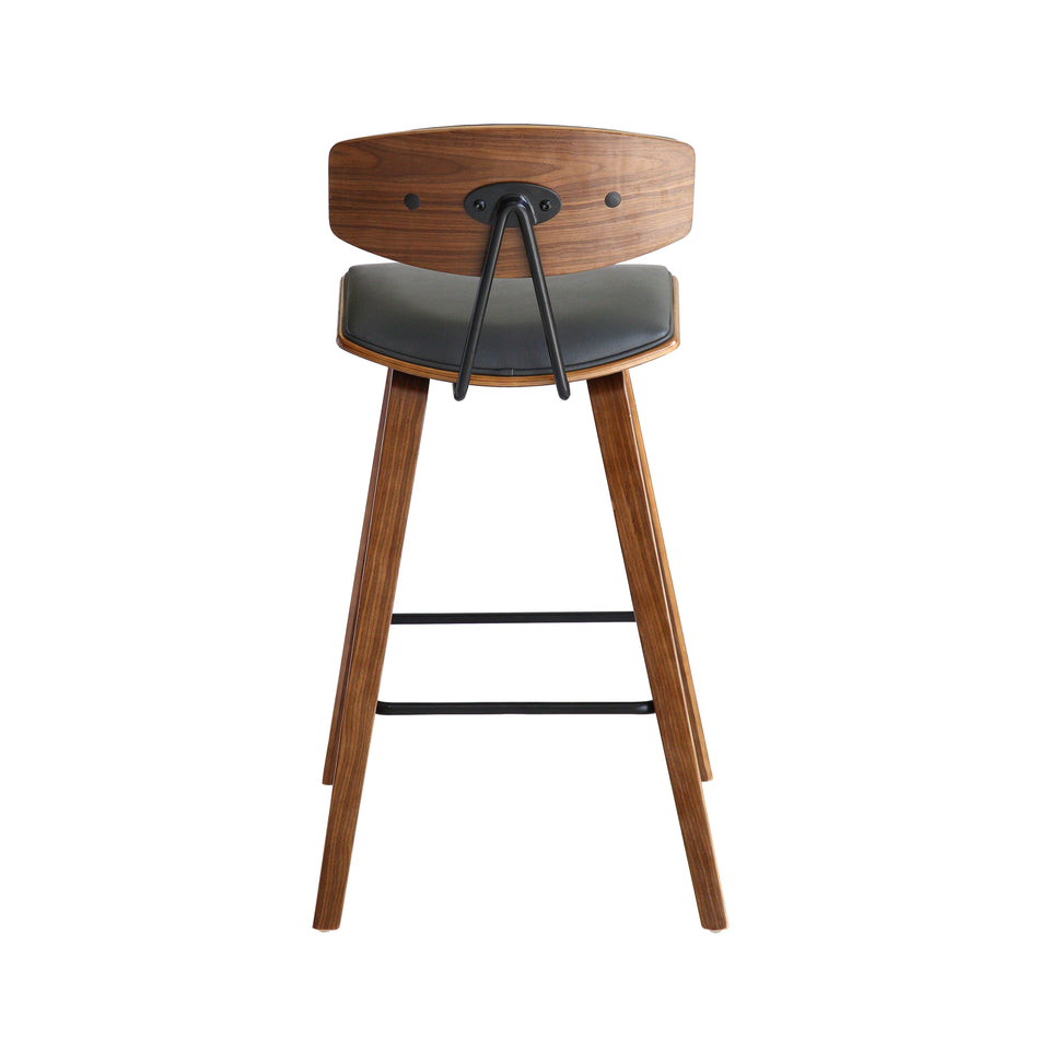 Fox Mid-Century Modern Bar Stool - Set of 3