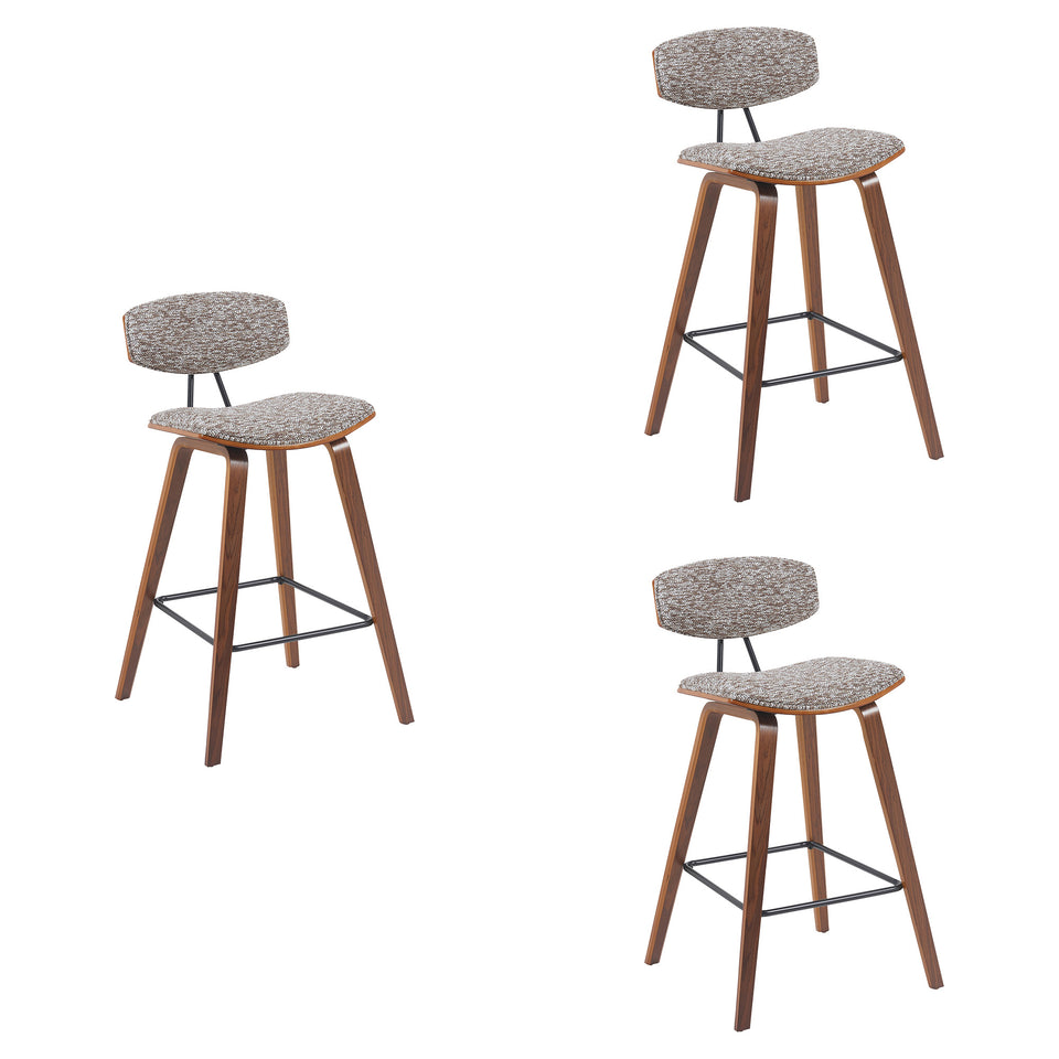 Fox Modern Bar Stool - Set of 3