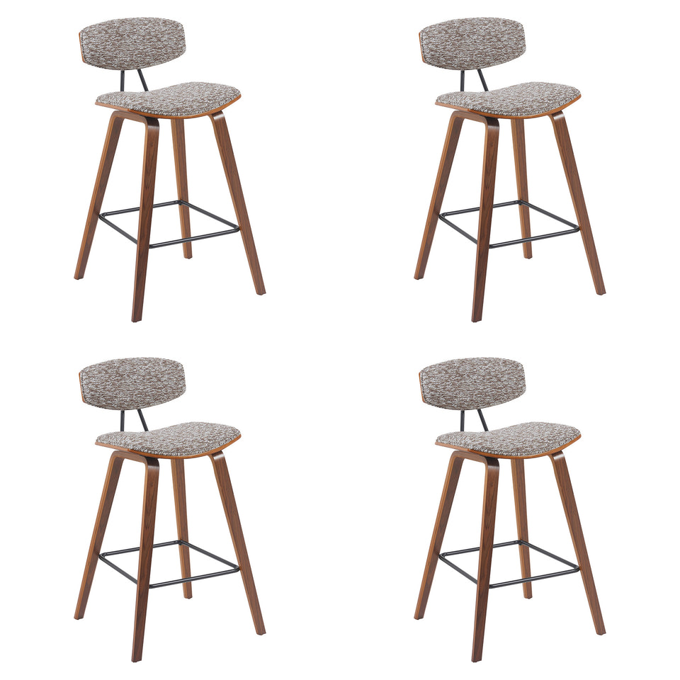 Fox Modern Bar Stool - Set of 4