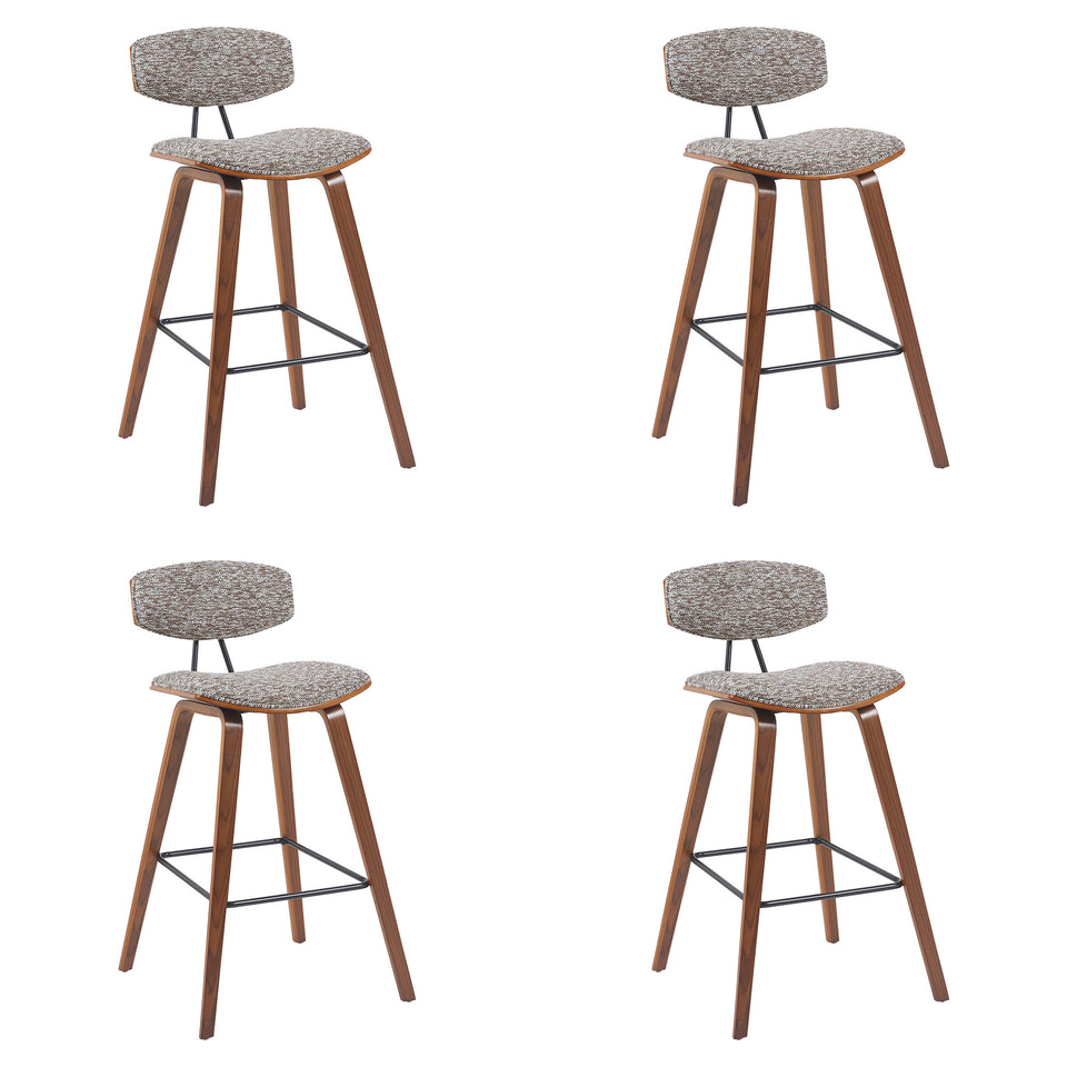 Fox Modern Bar Stool - Set of 4