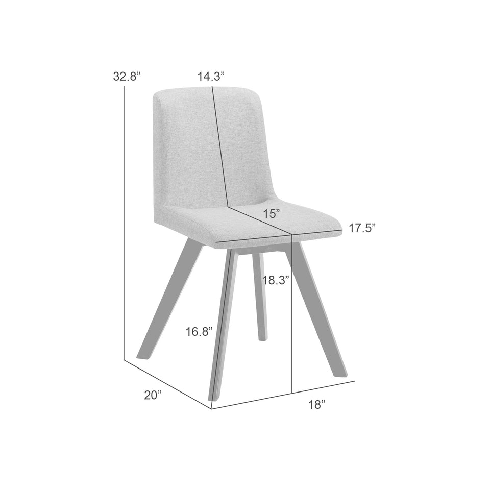 Gina Upholstered Dining Chair - Set of 4