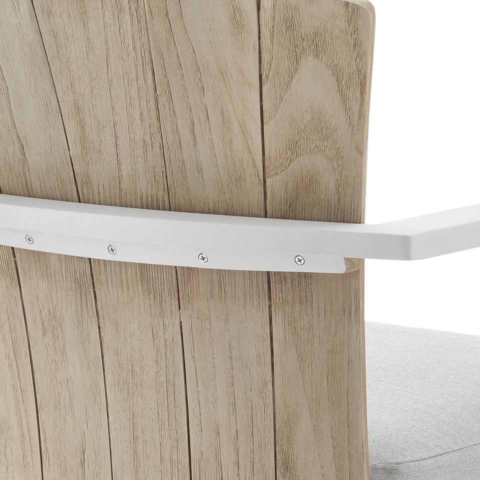 Hazel Outdoor Swivel Bar Stool