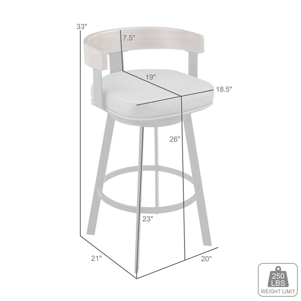 Idris Swivel Counter Stool