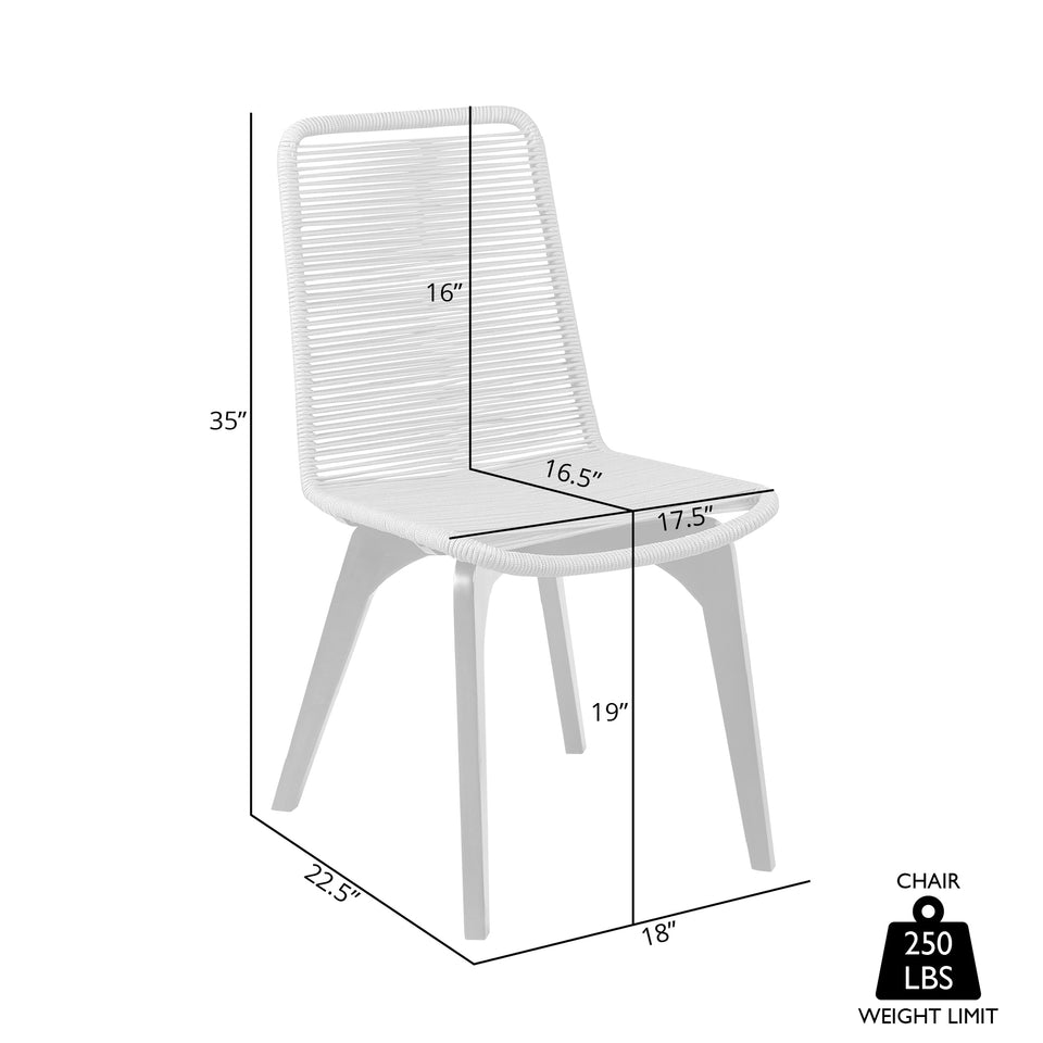 Island Outdoor Dining Chairs - Set of 2
