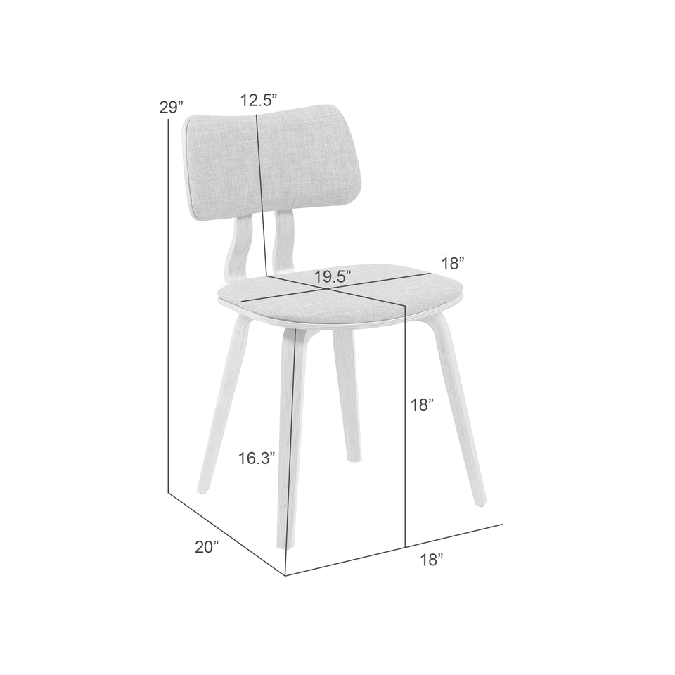 Jaguar Mid-Century Upholstered Dining Chair