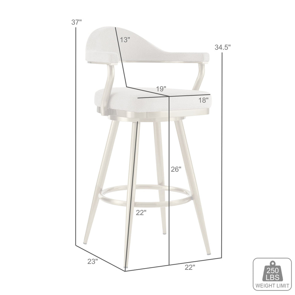 Justin Swivel Bar Stool