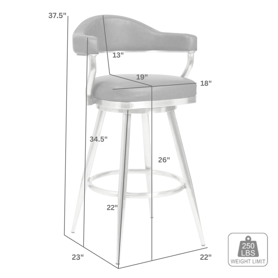Justin Swivel Bar Stool