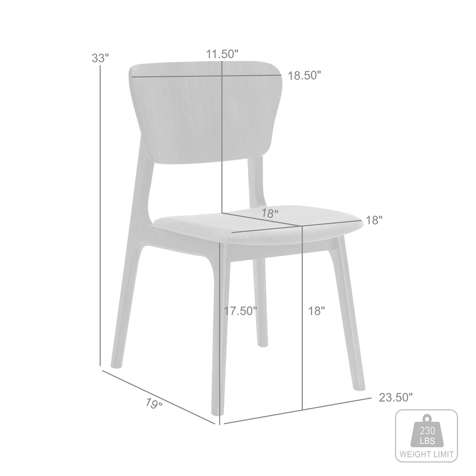 Kalia Wood Dining Chair - Set of 2