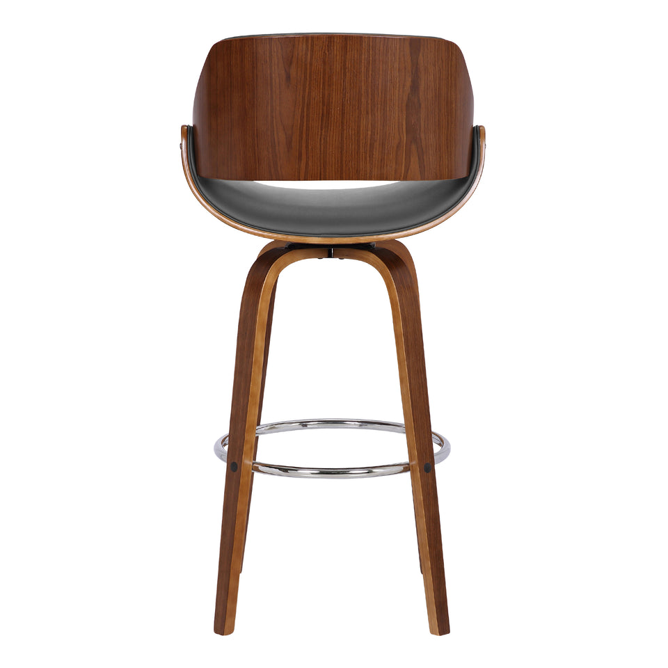 Mona Swivel Wood Bar Stool