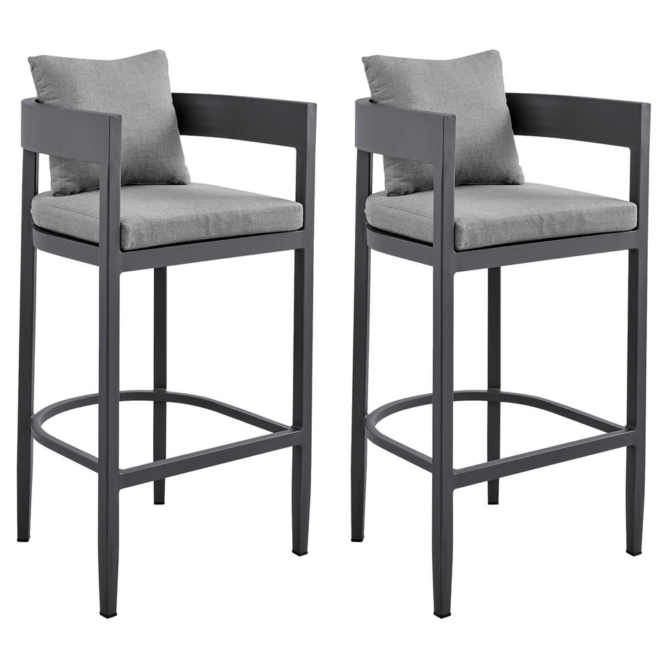 Menorca Outdoor Bar Stool - Set of 2