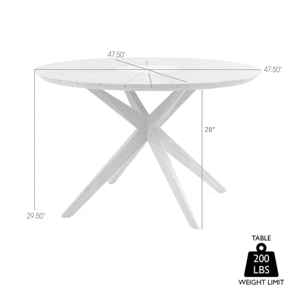 Oasis Outdoor Dining Table