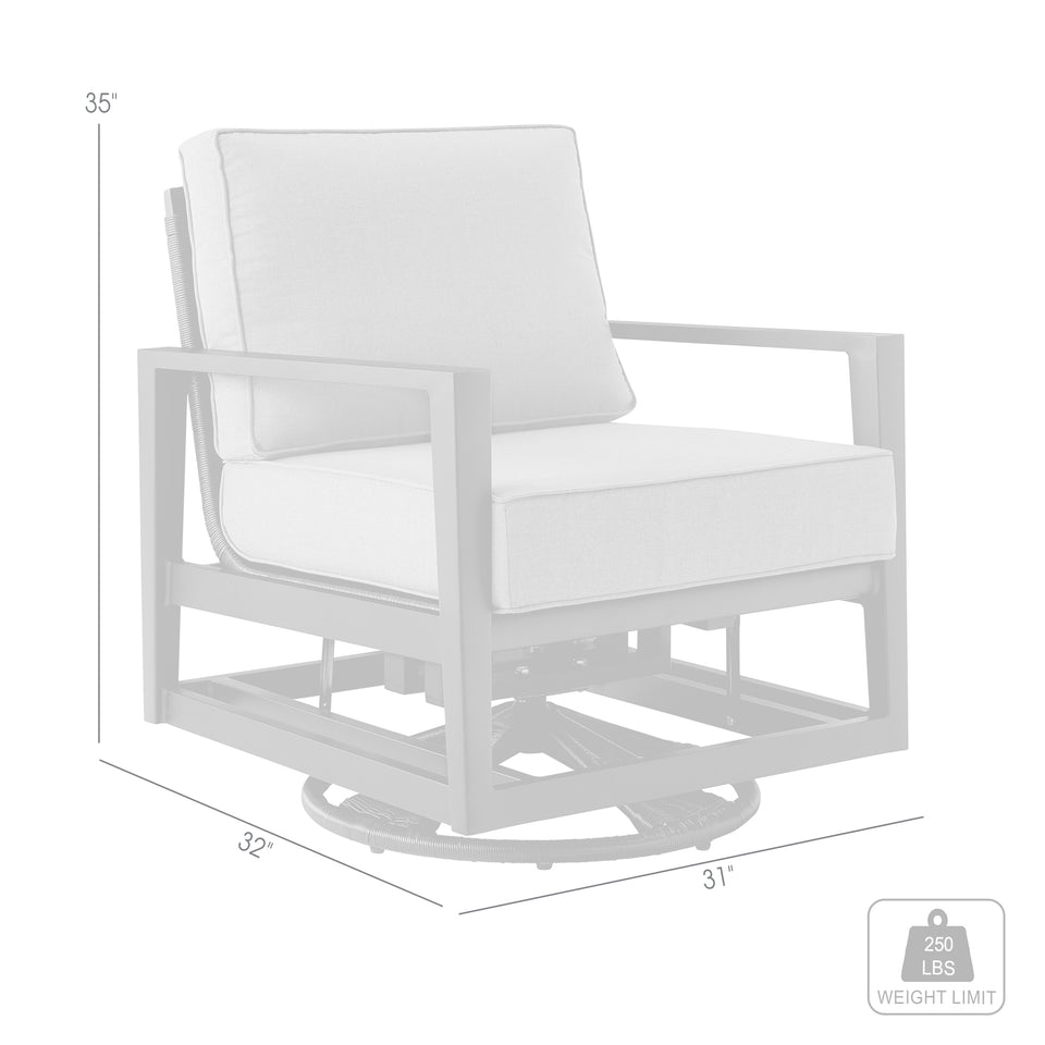 Cayman Outdoor Swivel Glider Chair