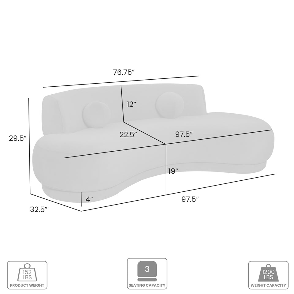 Oakland 97.5 in. 3-Seater Sofa